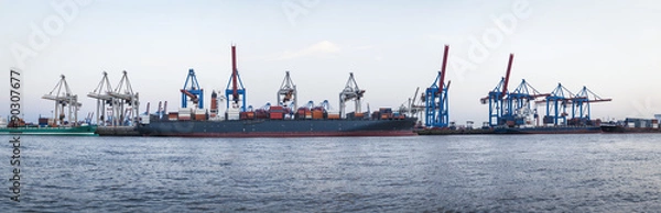 Obraz Containerhafen in Hamburg