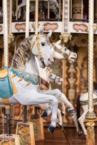Obraz carousel at the park