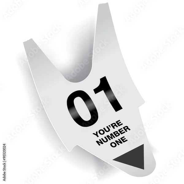 Obraz You Are Number One Ticket Concept