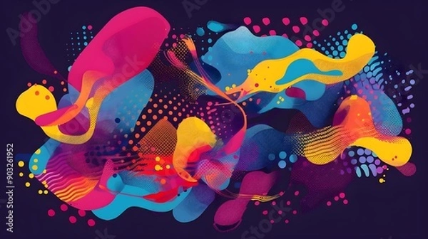 Obraz Modern backgrounds with abstract elements