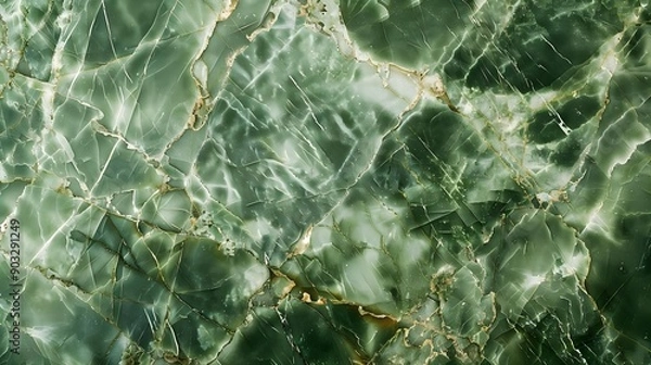 Obraz Green marble texture background