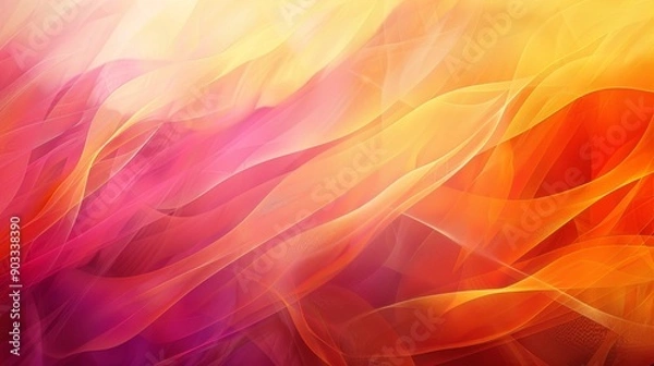 Obraz Warm abstract design with autumn colors and soft gradients