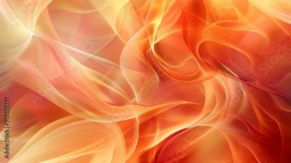 Obraz Warm abstract design with autumn colors and soft gradients
