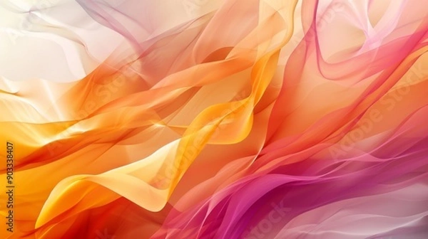 Obraz Warm abstract design with autumn colors and soft gradients