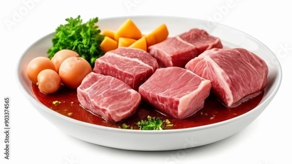 Fototapeta  Delicious meal in a bowl ready to be savored