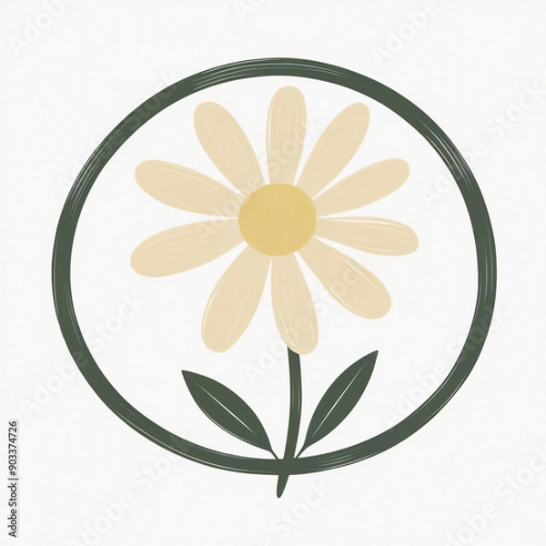 Obraz Simple Daisy flower 