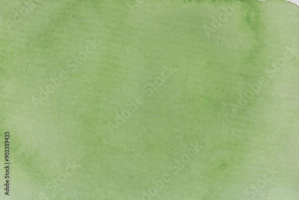 Fototapeta Abstract green watercolor texture background, vector grunge for print and t-shirt design, watercolor splash grung background. 	