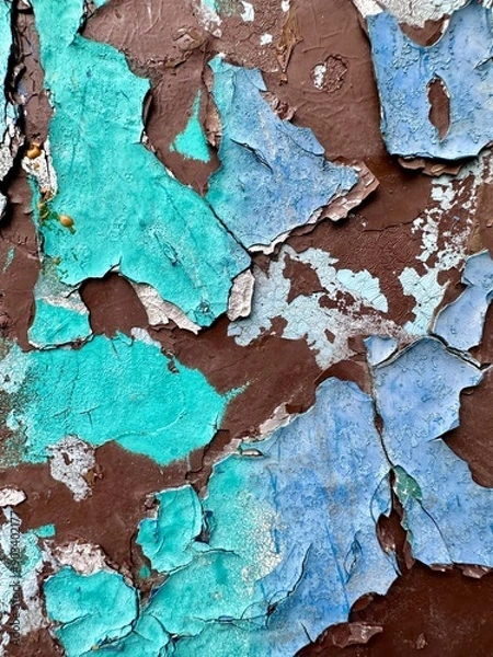 Obraz old painted wall