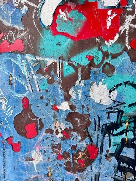 Obraz Colorful graffiti background