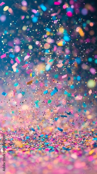 Obraz Confetti Glitter Background