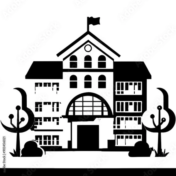 Obraz house with a roof