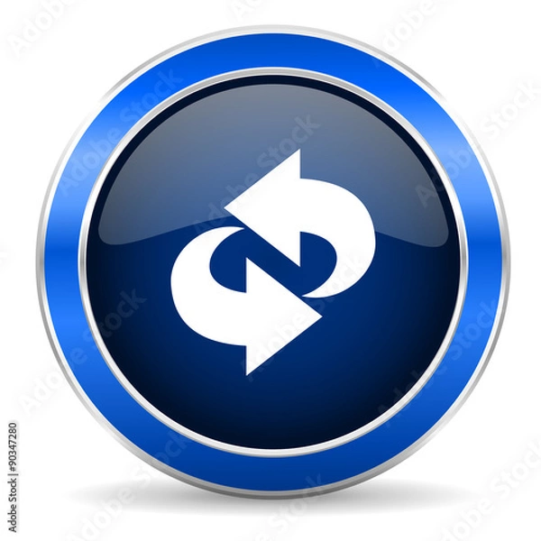 Fototapeta rotation icon refresh sign