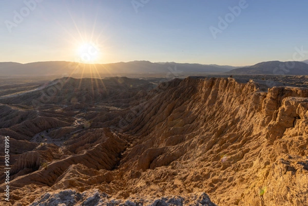 Obraz Sunset over Anza-Borrego
