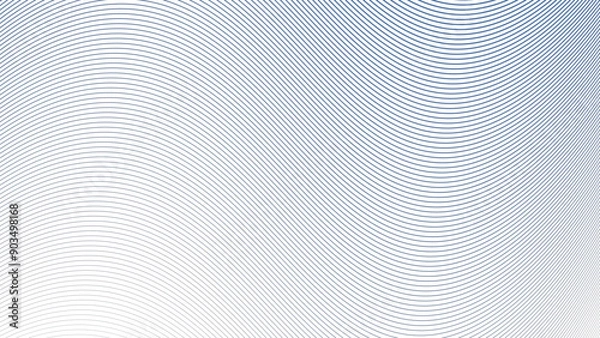 Fototapeta Blue stripes line wave abstract background for backdrop or presentation