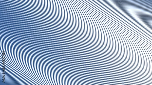 Fototapeta Blue stripes line wave abstract background for backdrop or presentation