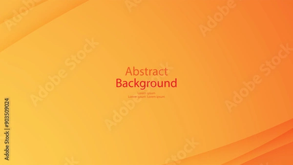 Fototapeta Warm and orange color background abstract art vector