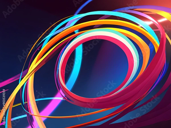 Fototapeta abstract colorful background,Ai generated 