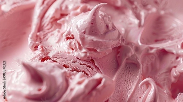 Fototapeta Close up image of fancy ice cream for food and drink backgrounds concept