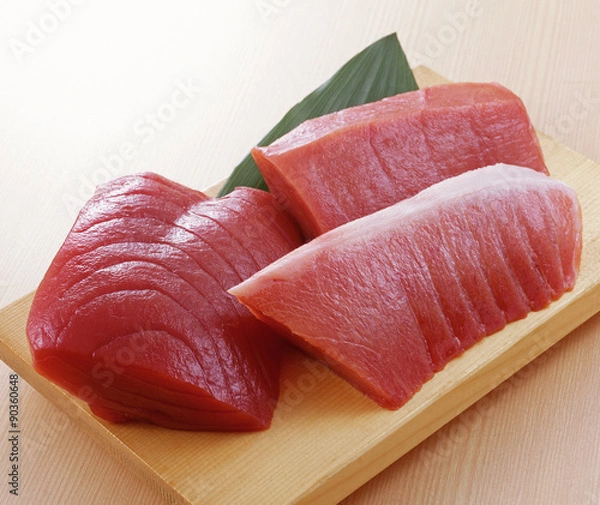 Obraz マグロ刺身用3種