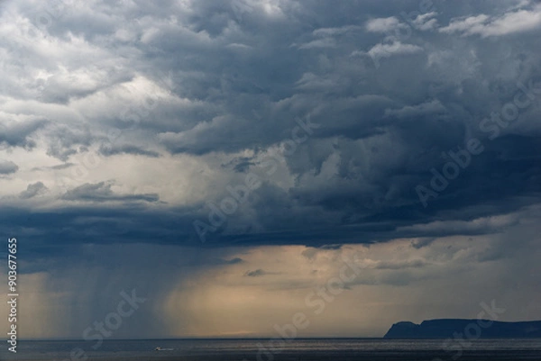 Obraz Blick von Bolafjall Útsýnispallur zur Halbinsel Hornstrandir, Westfjörde, Island