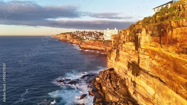 Obraz sunrise on Sydney cliffs