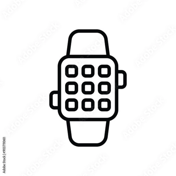 Obraz Smartwatch vector icon