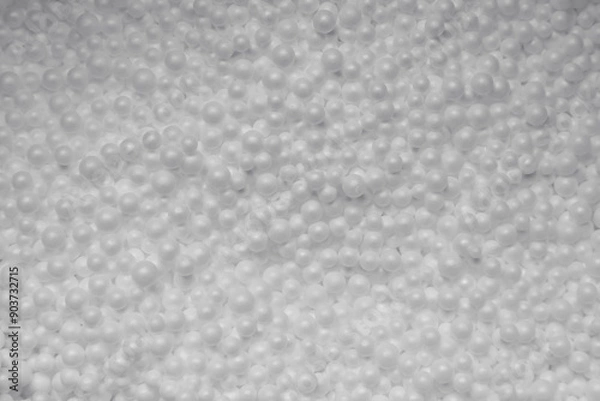 Fototapeta Circle styrofoam balls texture background