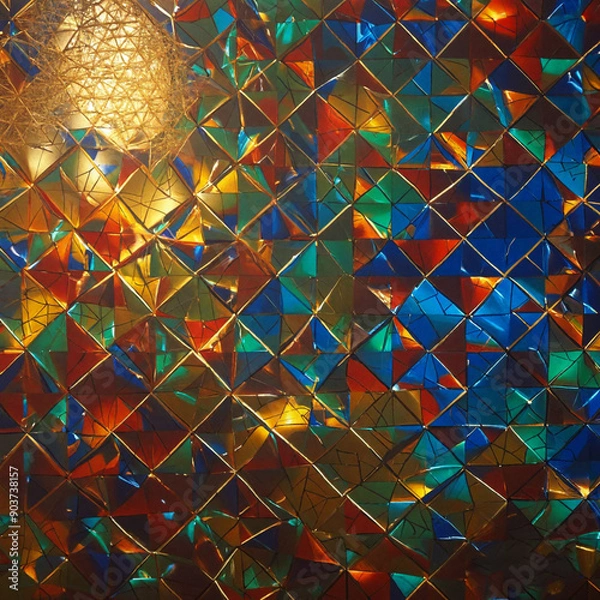 Obraz abstract background with stars