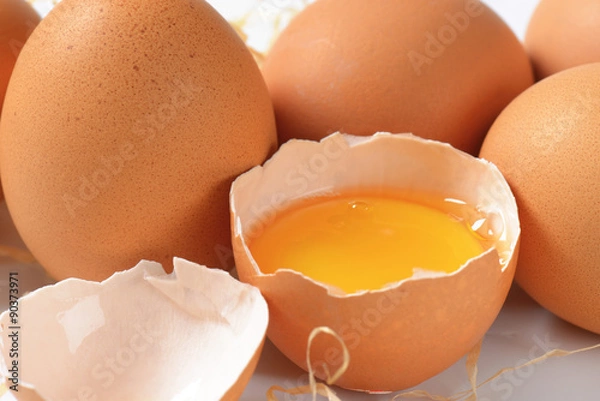 Fototapeta brown eggs