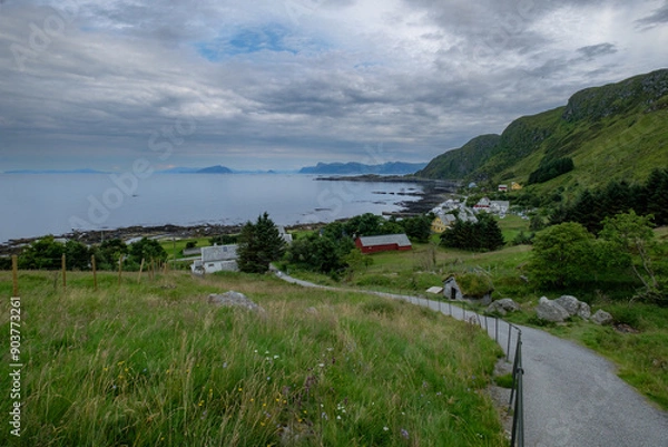 Fototapeta Scogliera dall'alto