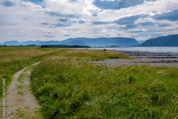 Fototapeta Costa in Norvegia