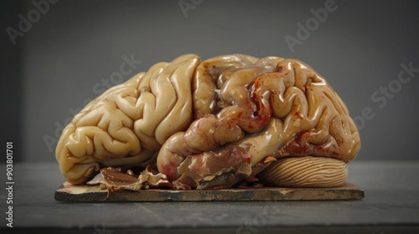 Fototapeta Brain side view