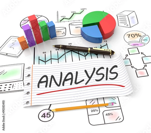 Obraz Financial analysis