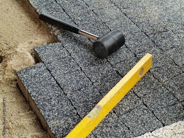 Obraz Kostka brukowa.