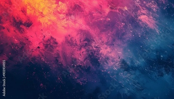 Obraz Abstract Painting with Vibrant Colors