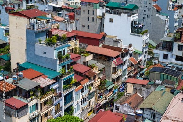 Obraz immeubles d'habitation et logement à Hanoi Vietnam