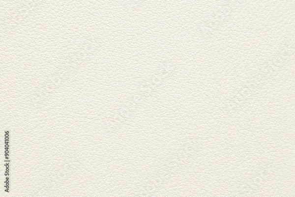 Fototapeta Ivory color pebbled leather texture pattern as background