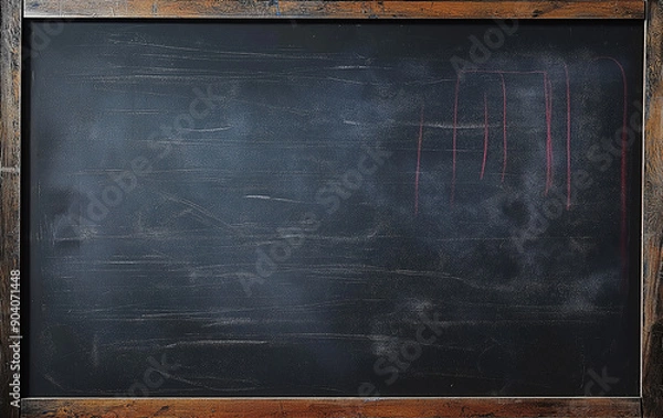 Fototapeta Black School Board