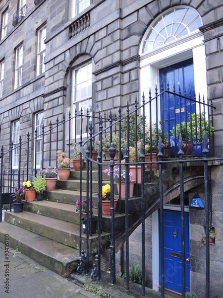 Fototapeta Portes bleues