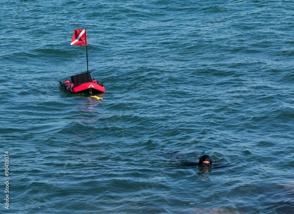 Fototapeta Podwodny nurka