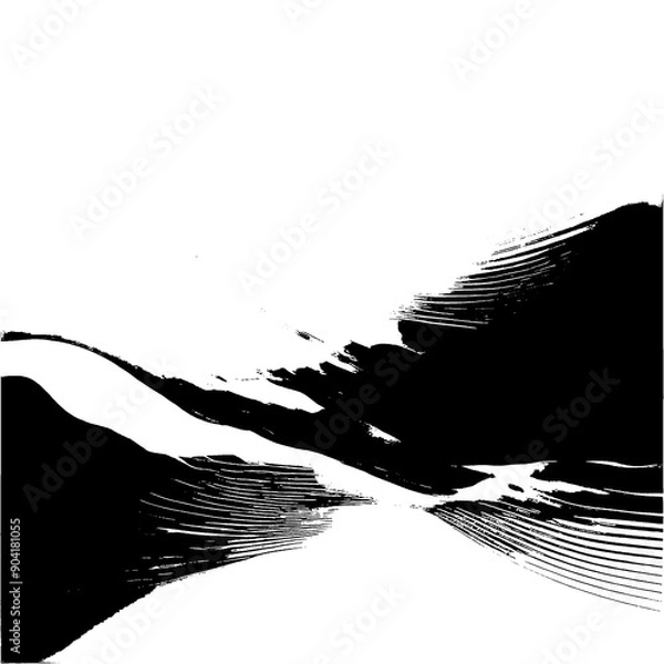 Fototapeta Abstract Duotone Lines Background Design