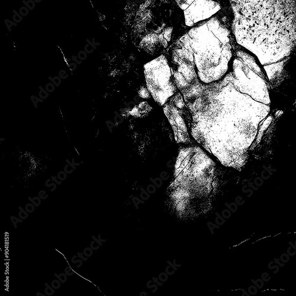 Fototapeta Black or Dark Gray Rough Grainy Stone Texture Background