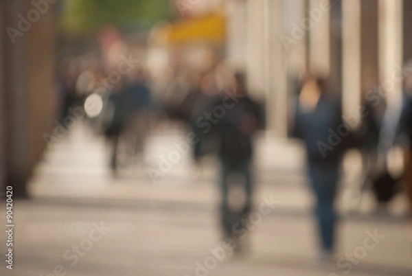 Fototapeta city commuters
