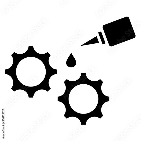 Fototapeta lubrication icon