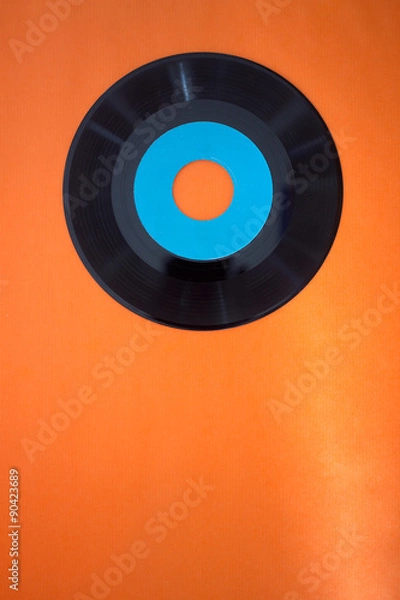 Fototapeta vintage 45 rpm record