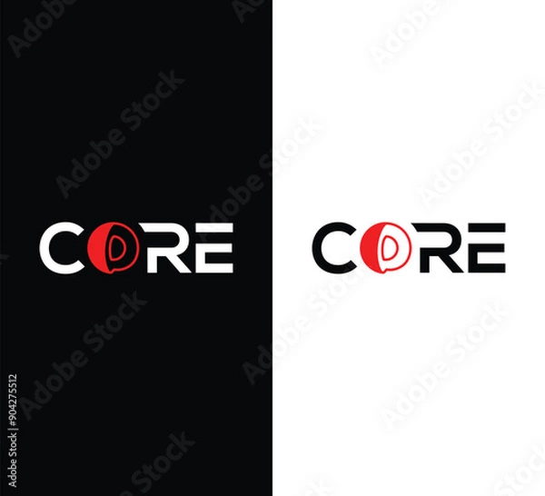 Obraz CORE logo design vector template
