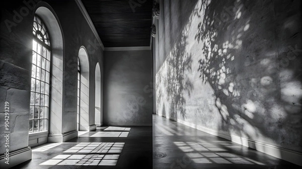 Obraz show contrasting elements of light and shadow