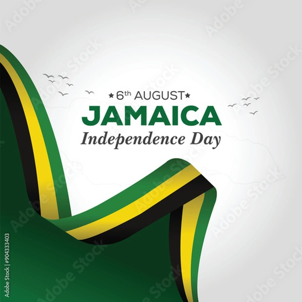 Obraz Jamaica Indenpendence Day on 6th August