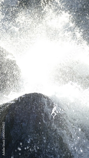 Obraz waterfall in the mountains