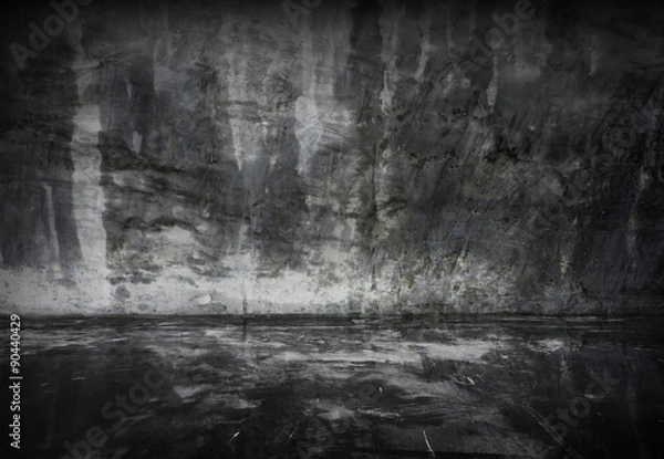 Obraz Old grunge cement room background